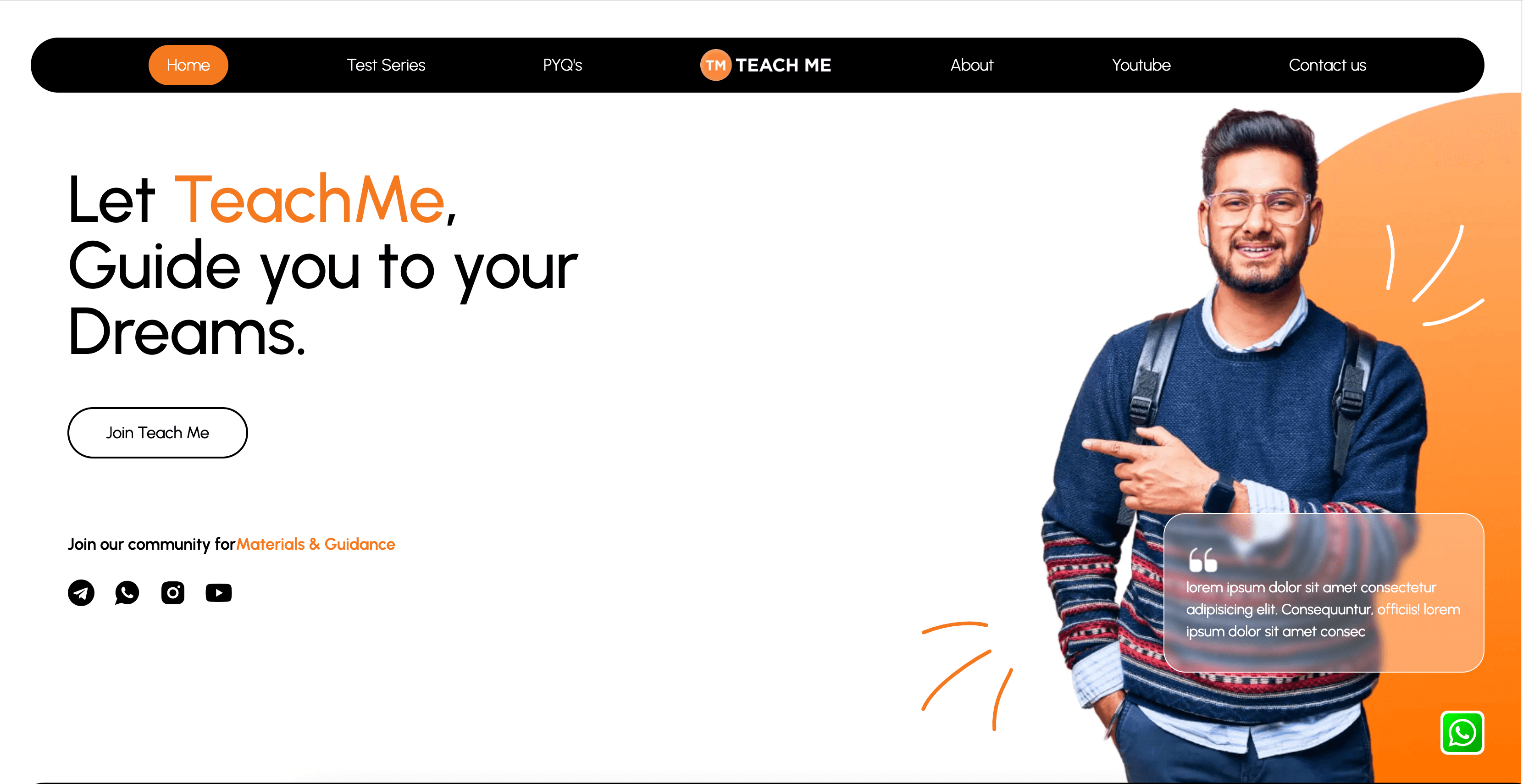 TeahcMe: Online Learning Platform